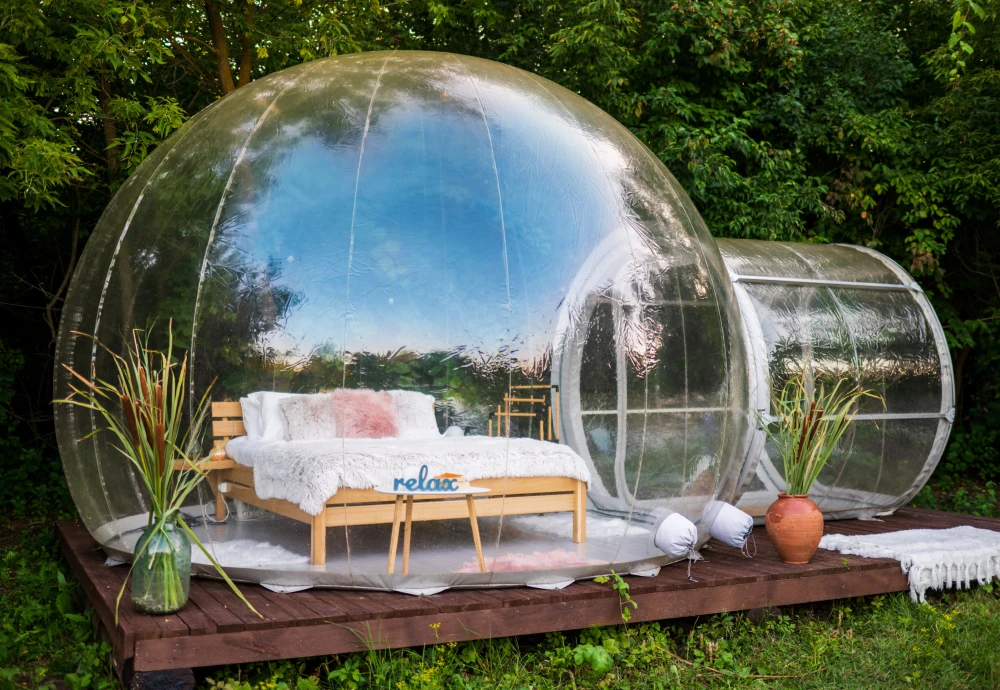 bubble tent dome outdoor